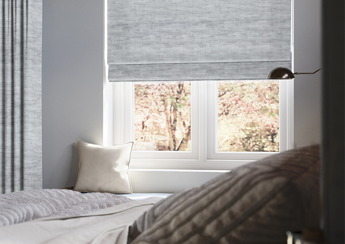 Laura Ashley Whinfell, Silver - Roman Blind - Image 5